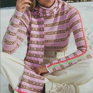 Anthropologie multicolor turtleneck
